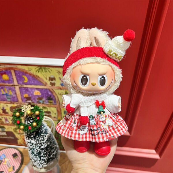 LABUBU Exciting Macaron V1 Series Clothing Set-Christmas Series For Girls