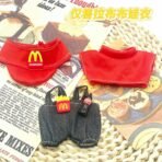 LABUBU Exciting Macaron V1 Series Clothing Set-McDonald's Work Clothes - Image 3