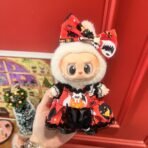 Labubu Halloween Costume | Limited Pink Witch Hat and Lace Dress with Bow