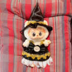 Halloween Edition Labubu Clothes | Cute Pink Witch Hat & Black Ribbon Dress - Image 3