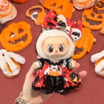 Labubu Halloween Costume | Limited Pink Witch Hat and Lace Dress with Bow - Image 3