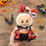 Labubu Halloween Costume | Limited Pink Witch Hat and Lace Dress with Bow - Image 5