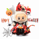 Labubu Halloween Costume | Limited Pink Witch Hat and Lace Dress with Bow - Image 4