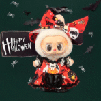 Labubu Halloween Costume | Limited Pink Witch Hat and Lace Dress with Bow - Image 6