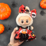 Labubu Halloween Costume | Limited Pink Witch Hat and Lace Dress with Bow - Image 7