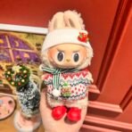 LABUBU Exciting Macaron V1 Series Clothing Set-Christmas Sweater Series - Image 2